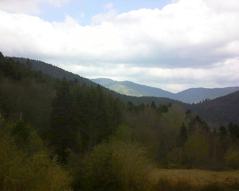 Le petit ballon vu depuis le Domaine Langmatt à Murbach le 27.03.2019 à 13:00 Le petit ballon (Alsace, Vosges) le 27.03.2019 à 13:00