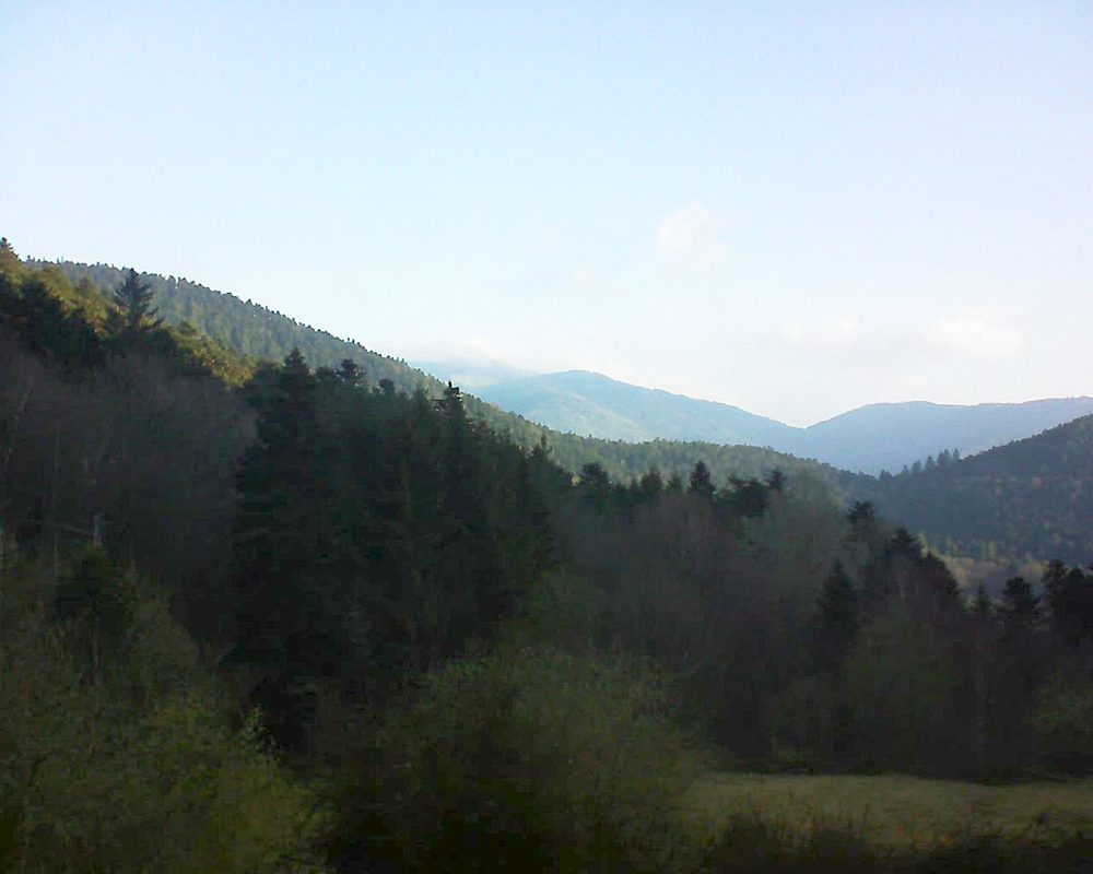 Le petit ballon vu depuis le Domaine Langmatt à Murbach le 29.03.2019 à 07:30 Le petit ballon (Alsace, Vosges) le 29.03.2019 à 07:30