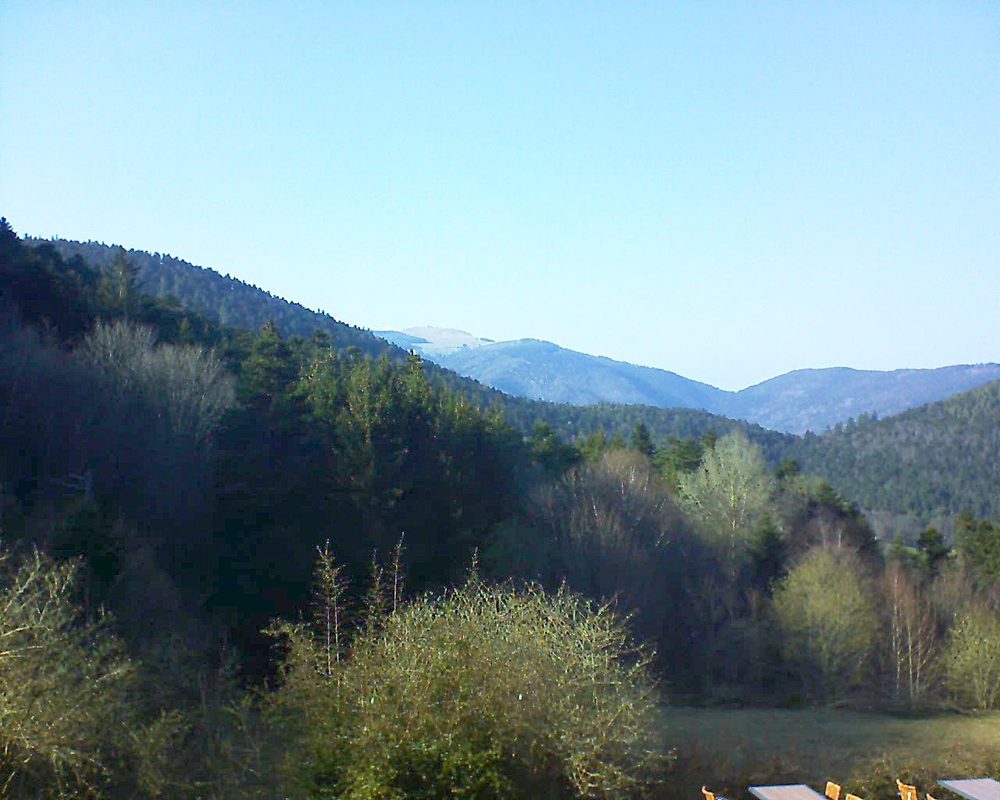 Le petit ballon vu depuis le Domaine Langmatt à Murbach le 29.03.2019 à 16:30 Le petit ballon (Alsace, Vosges) le 29.03.2019 à 16:30