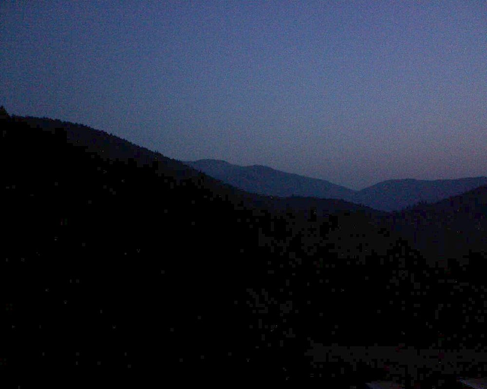 Le petit ballon vu depuis le Domaine Langmatt à Murbach le 01.04.2019 à 06:45 Le petit ballon (Alsace, Vosges) le 01.04.2019 à 06:45