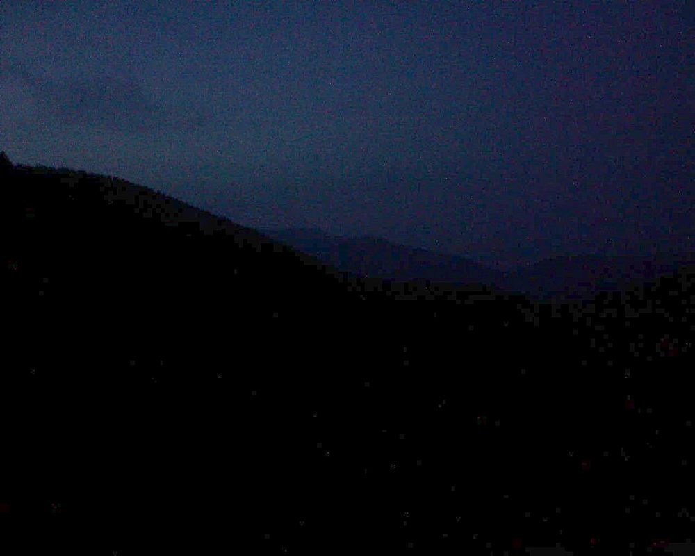 Le petit ballon vu depuis le Domaine Langmatt à Murbach le 01.04.2019 à 20:30 Le petit ballon (Alsace, Vosges) le 01.04.2019 à 20:30