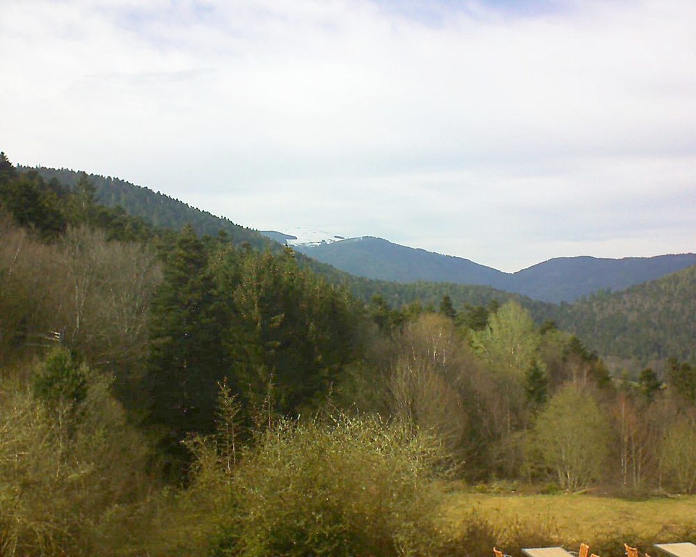 Le petit ballon vu depuis le Domaine Langmatt à Murbach le 06.04.2019 à 17:00 Le petit ballon (Alsace, Vosges) le 06.04.2019 à 17:00