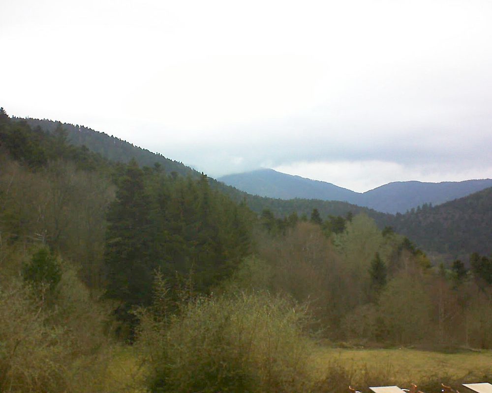 Le petit ballon vu depuis le Domaine Langmatt à Murbach le 07.04.2019 à 16:30 Le petit ballon (Alsace, Vosges) le 07.04.2019 à 16:30