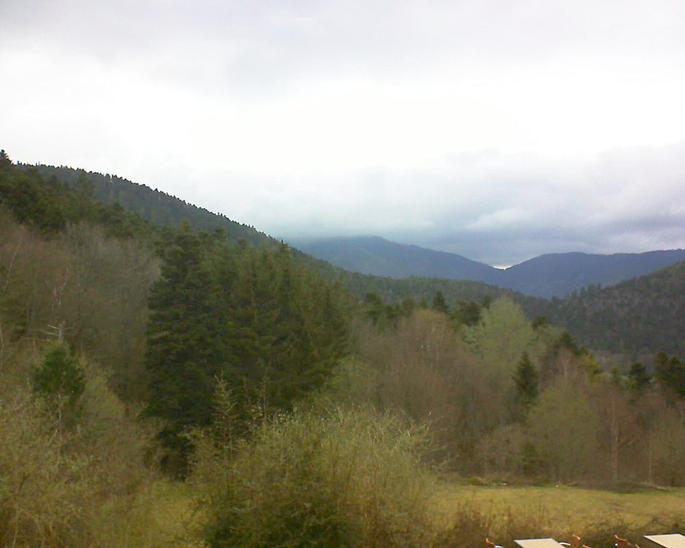 Le petit ballon vu depuis le Domaine Langmatt à Murbach le 08.04.2019 à 16:30 Le petit ballon (Alsace, Vosges) le 08.04.2019 à 16:30