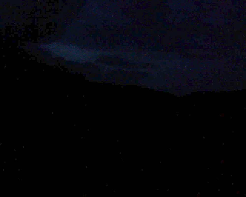Le petit ballon vu depuis le Domaine Langmatt à Murbach le 08.04.2019 à 20:45 Le petit ballon (Alsace, Vosges) le 08.04.2019 à 20:45
