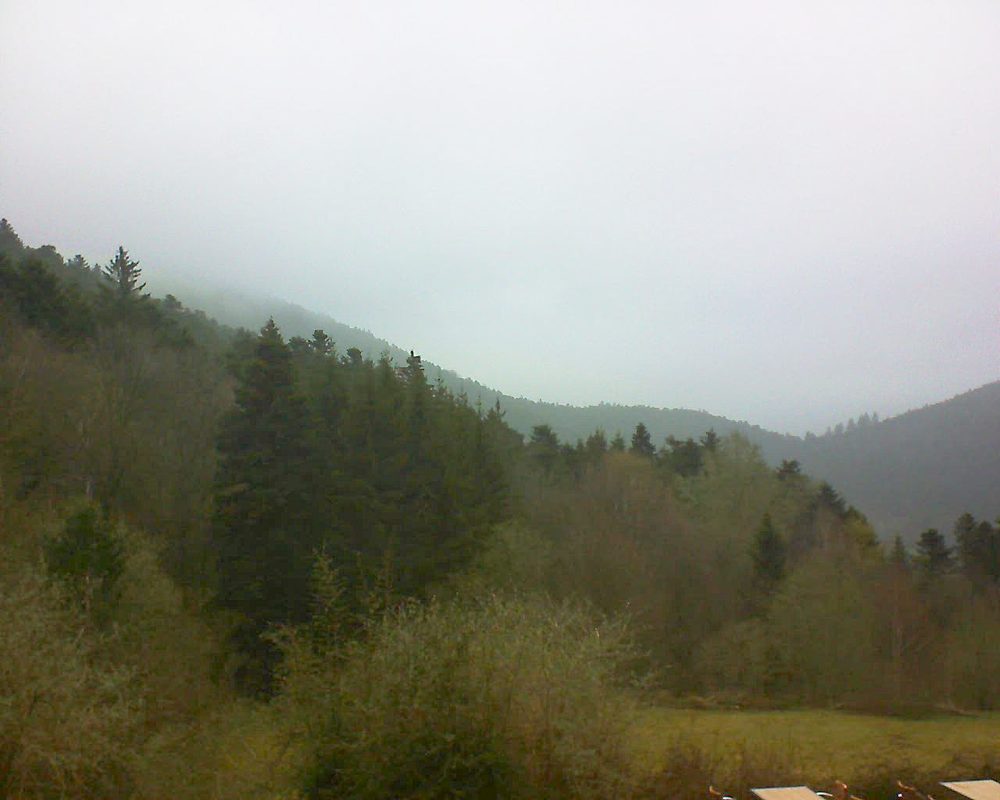 Le petit ballon vu depuis le Domaine Langmatt à Murbach le 10.04.2019 à 10:00 Le petit ballon (Alsace, Vosges) le 10.04.2019 à 10:00