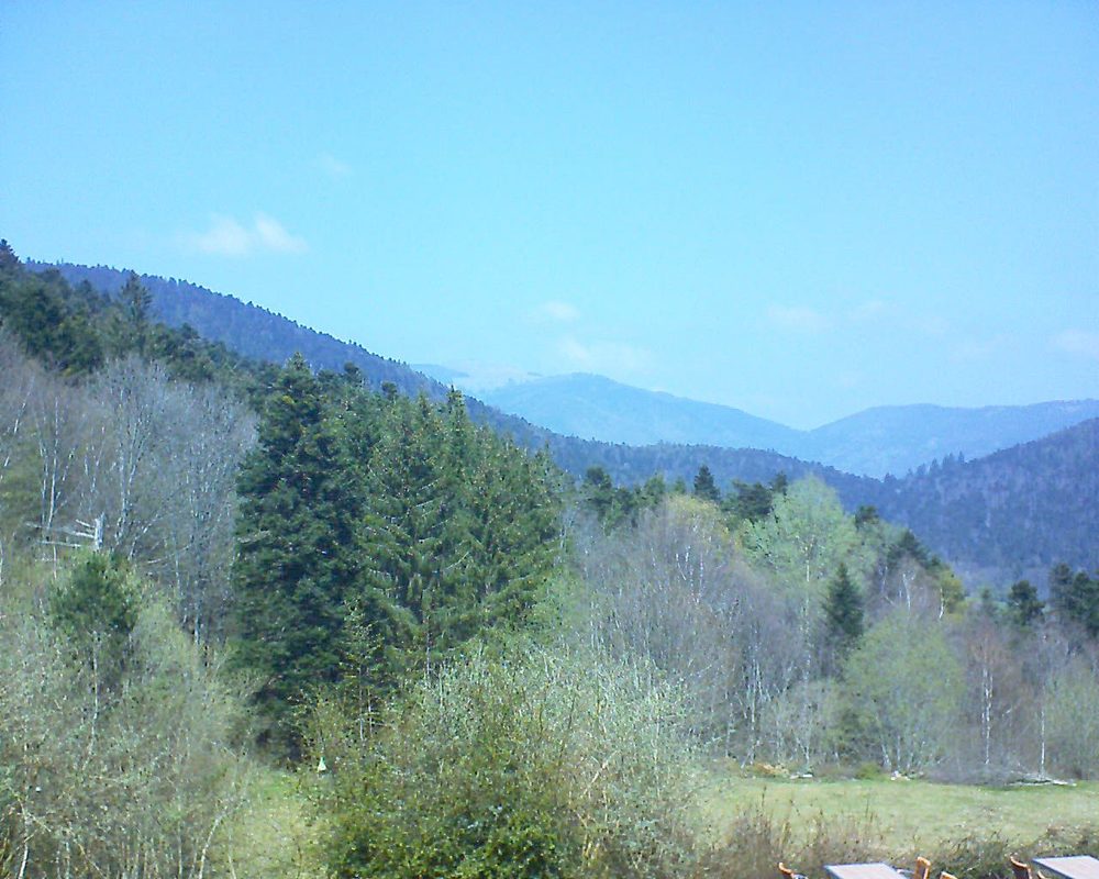 Le petit ballon vu depuis le Domaine Langmatt à Murbach le 15.04.2019 à 13:30 Le petit ballon (Alsace, Vosges) le 15.04.2019 à 13:30
