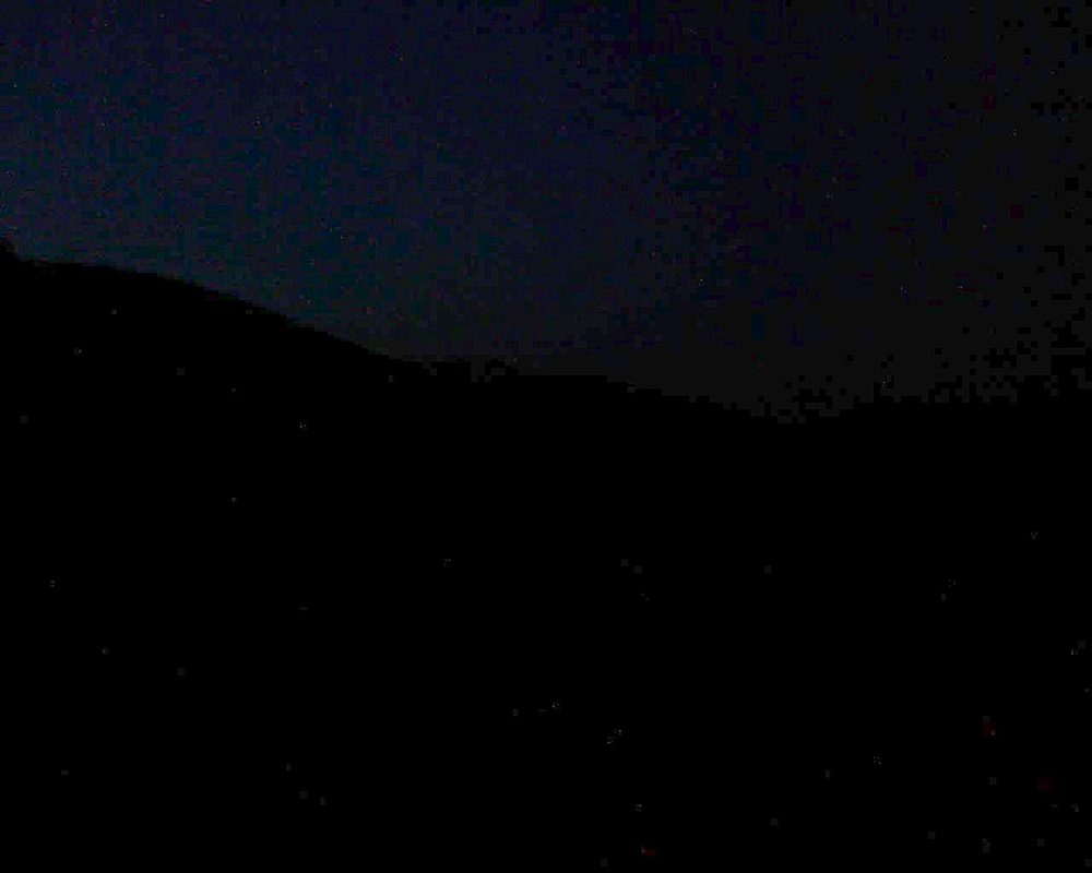 Le petit ballon vu depuis le Domaine Langmatt à Murbach le 15.04.2019 à 21:00 Le petit ballon (Alsace, Vosges) le 15.04.2019 à 21:00