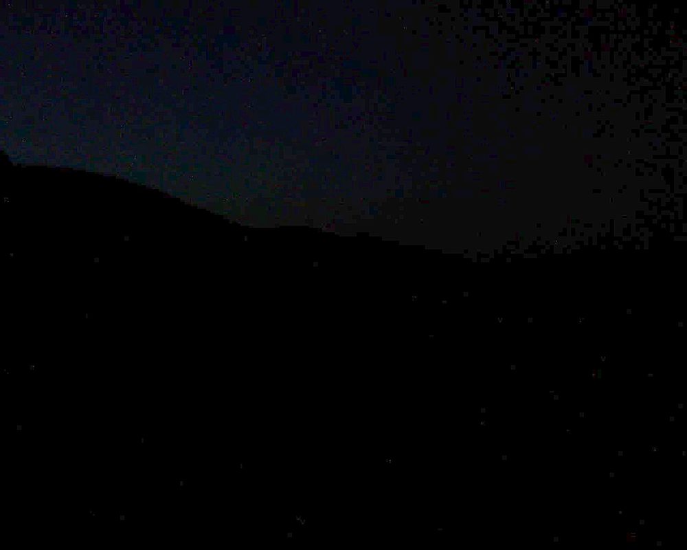Le petit ballon vu depuis le Domaine Langmatt à Murbach le 01.05.2019 à 21:30 Le petit ballon (Alsace, Vosges) le 01.05.2019 à 21:30