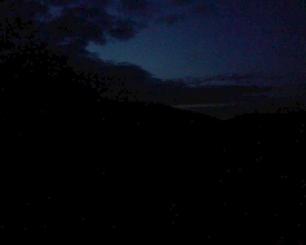 Le petit ballon vu depuis le Domaine Langmatt à Murbach le 05.05.2019 à 21:30 Le petit ballon (Alsace, Vosges) le 05.05.2019 à 21:30