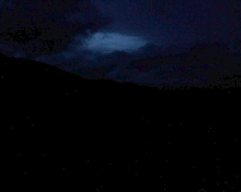 Le petit ballon vu depuis le Domaine Langmatt à Murbach le 08.05.2019 à 21:30 Le petit ballon (Alsace, Vosges) le 08.05.2019 à 21:30