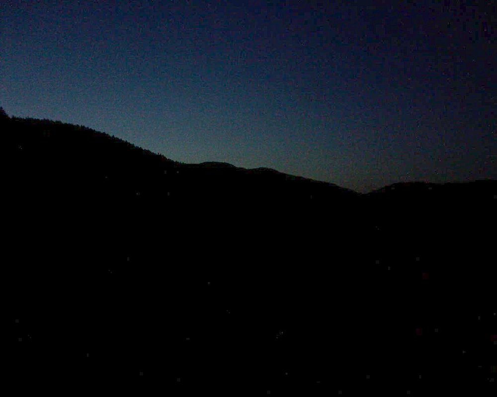 Le petit ballon vu depuis le Domaine Langmatt à Murbach le 13.05.2019 à 21:45 Le petit ballon (Alsace, Vosges) le 13.05.2019 à 21:45