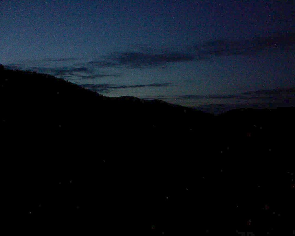 Le petit ballon vu depuis le Domaine Langmatt à Murbach le 15.05.2019 à 21:45 Le petit ballon (Alsace, Vosges) le 15.05.2019 à 21:45