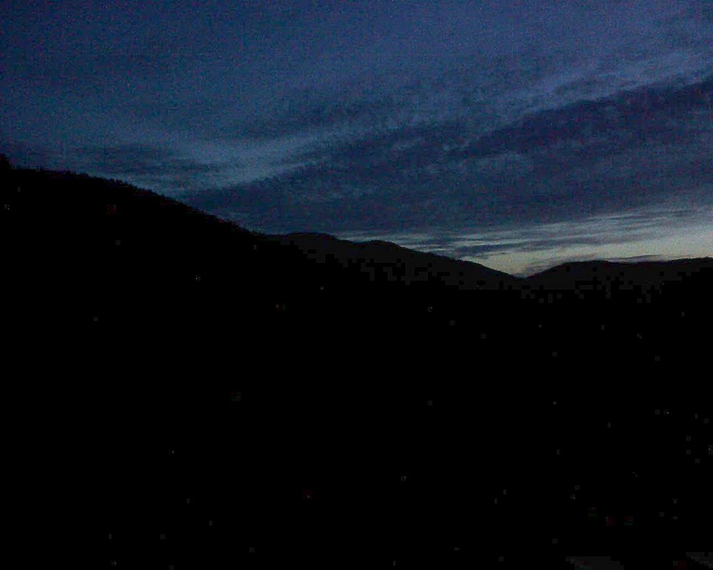 Le petit ballon vu depuis le Domaine Langmatt à Murbach le 16.05.2019 à 05:15 Le petit ballon (Alsace, Vosges) le 16.05.2019 à 05:15