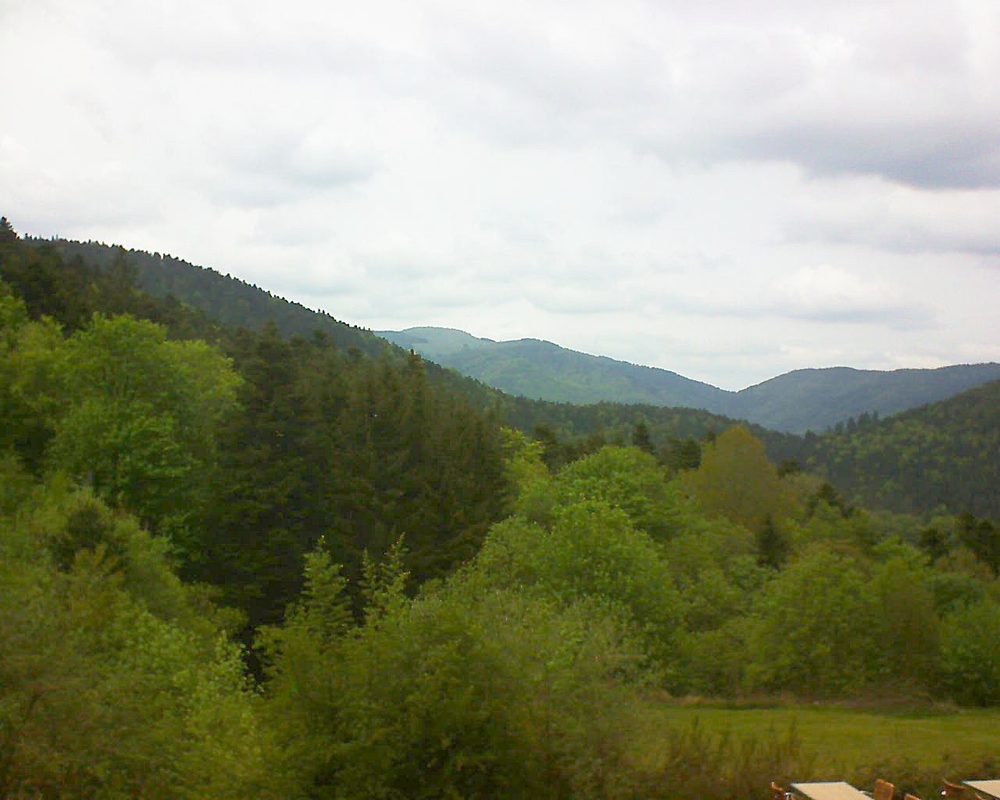Le petit ballon vu depuis le Domaine Langmatt à Murbach le 18.05.2019 à 15:00 Le petit ballon (Alsace, Vosges) le 18.05.2019 à 15:00