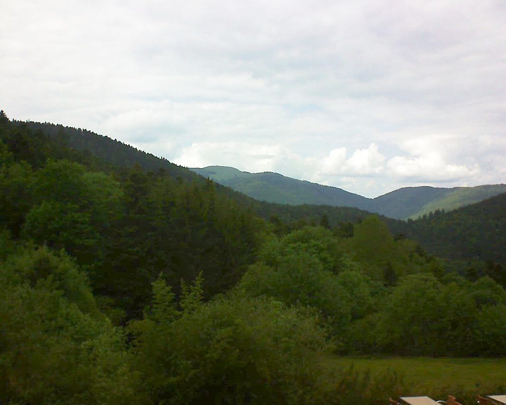 Le petit ballon vu depuis le Domaine Langmatt à Murbach le 26.05.2019 à 16:00 Le petit ballon (Alsace, Vosges) le 26.05.2019 à 16:00