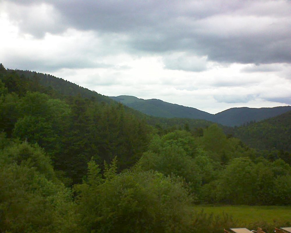 Le petit ballon vu depuis le Domaine Langmatt à Murbach le 27.05.2019 à 15:30 Le petit ballon (Alsace, Vosges) le 27.05.2019 à 15:30