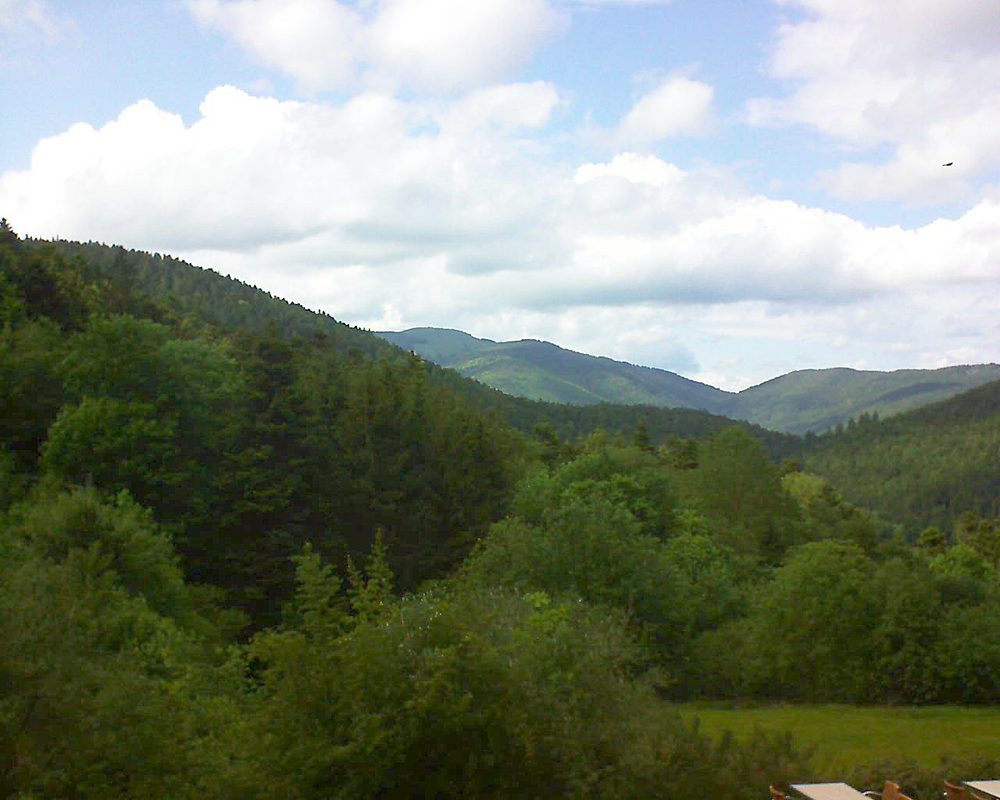 Le petit ballon vu depuis le Domaine Langmatt à Murbach le 28.05.2019 à 16:30 Le petit ballon (Alsace, Vosges) le 28.05.2019 à 16:30