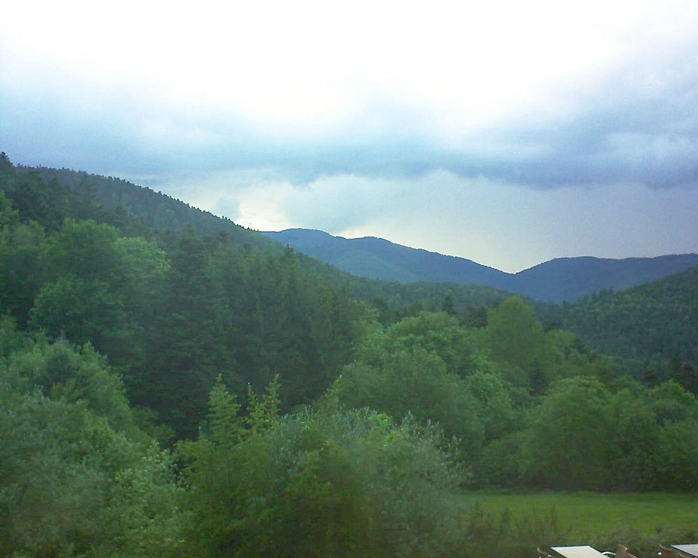 Le petit ballon vu depuis le Domaine Langmatt à Murbach le 28.05.2019 à 20:30 Le petit ballon (Alsace, Vosges) le 28.05.2019 à 20:30