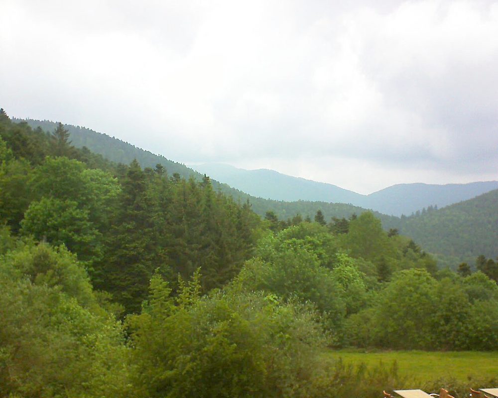 Le petit ballon vu depuis le Domaine Langmatt à Murbach le 29.05.2019 à 13:15 Le petit ballon (Alsace, Vosges) le 29.05.2019 à 13:15