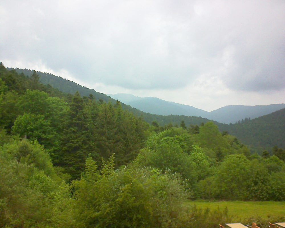 Le petit ballon vu depuis le Domaine Langmatt à Murbach le 29.05.2019 à 13:30 Le petit ballon (Alsace, Vosges) le 29.05.2019 à 13:30