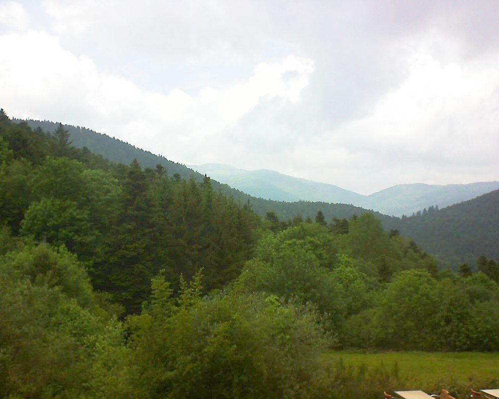 Le petit ballon vu depuis le Domaine Langmatt à Murbach le 29.05.2019 à 13:45 Le petit ballon (Alsace, Vosges) le 29.05.2019 à 13:45