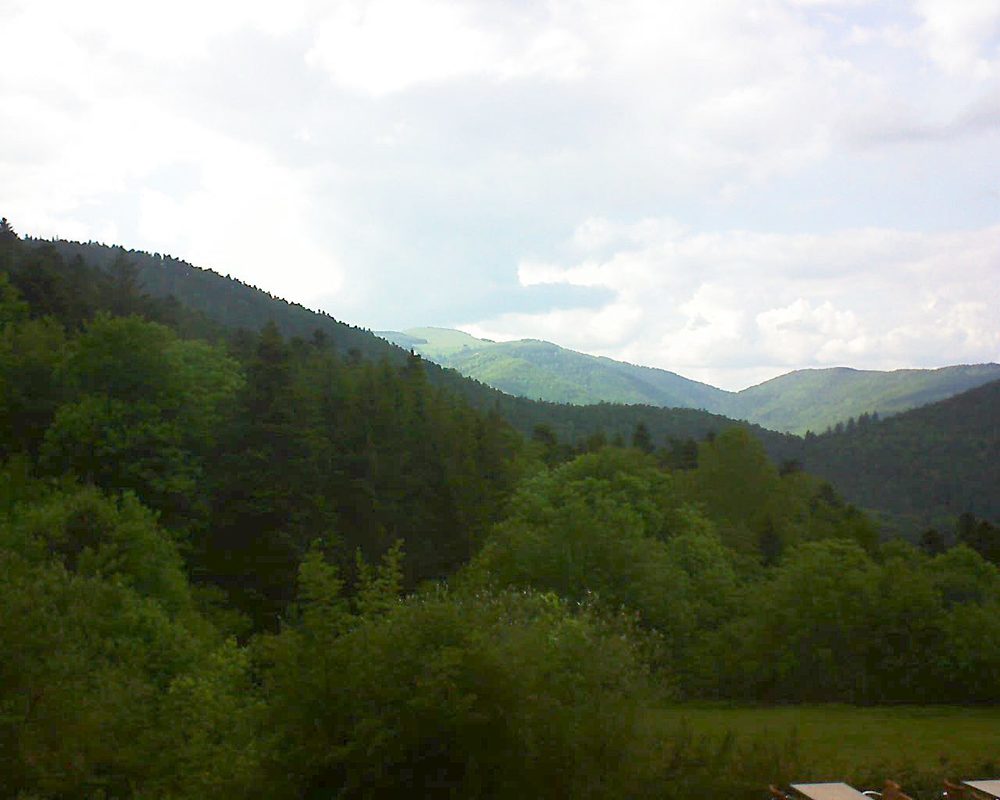 Le petit ballon vu depuis le Domaine Langmatt à Murbach le 29.05.2019 à 18:00 Le petit ballon (Alsace, Vosges) le 29.05.2019 à 18:00