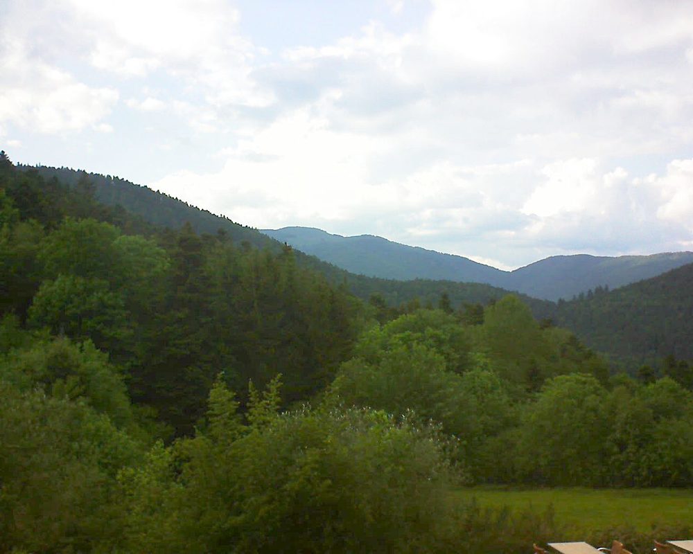 Le petit ballon vu depuis le Domaine Langmatt à Murbach le 29.05.2019 à 18:30 Le petit ballon (Alsace, Vosges) le 29.05.2019 à 18:30