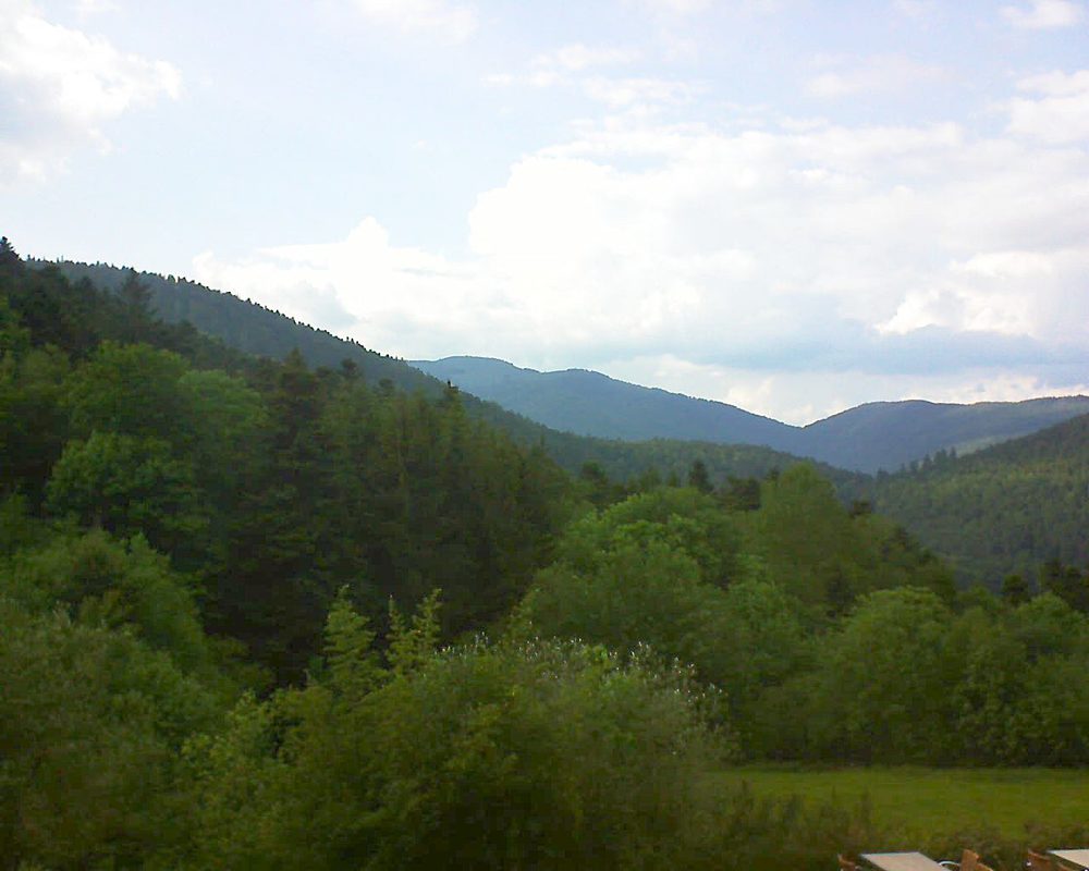 Le petit ballon vu depuis le Domaine Langmatt à Murbach le 29.05.2019 à 18:45 Le petit ballon (Alsace, Vosges) le 29.05.2019 à 18:45