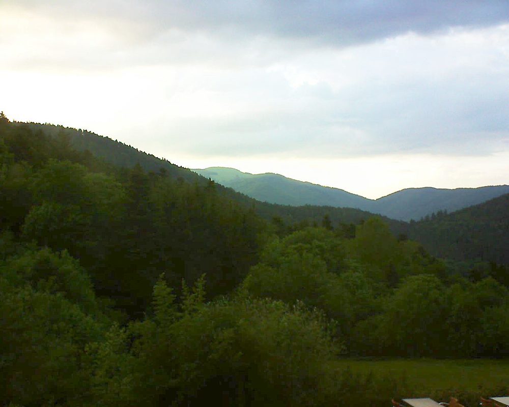 Le petit ballon vu depuis le Domaine Langmatt à Murbach le 29.05.2019 à 20:45 Le petit ballon (Alsace, Vosges) le 29.05.2019 à 20:45