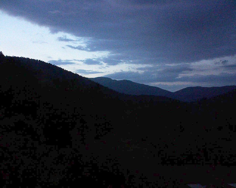 Le petit ballon vu depuis le Domaine Langmatt à Murbach le 29.05.2019 à 21:45 Le petit ballon (Alsace, Vosges) le 29.05.2019 à 21:45