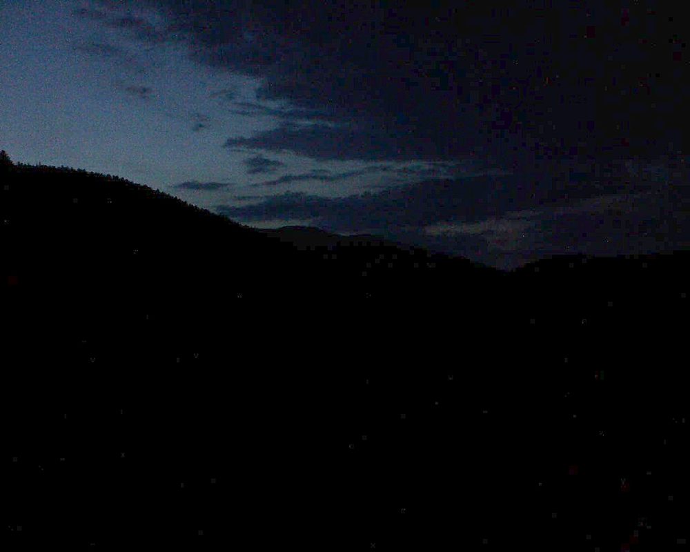 Le petit ballon vu depuis le Domaine Langmatt à Murbach le 29.05.2019 à 22:00 Le petit ballon (Alsace, Vosges) le 29.05.2019 à 22:00