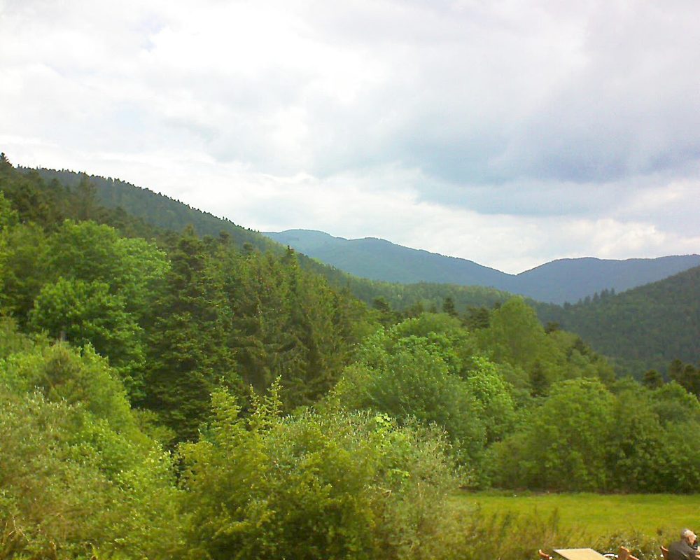 Le petit ballon vu depuis le Domaine Langmatt à Murbach le 30.05.2019 à 11:00 Le petit ballon (Alsace, Vosges) le 30.05.2019 à 11:00