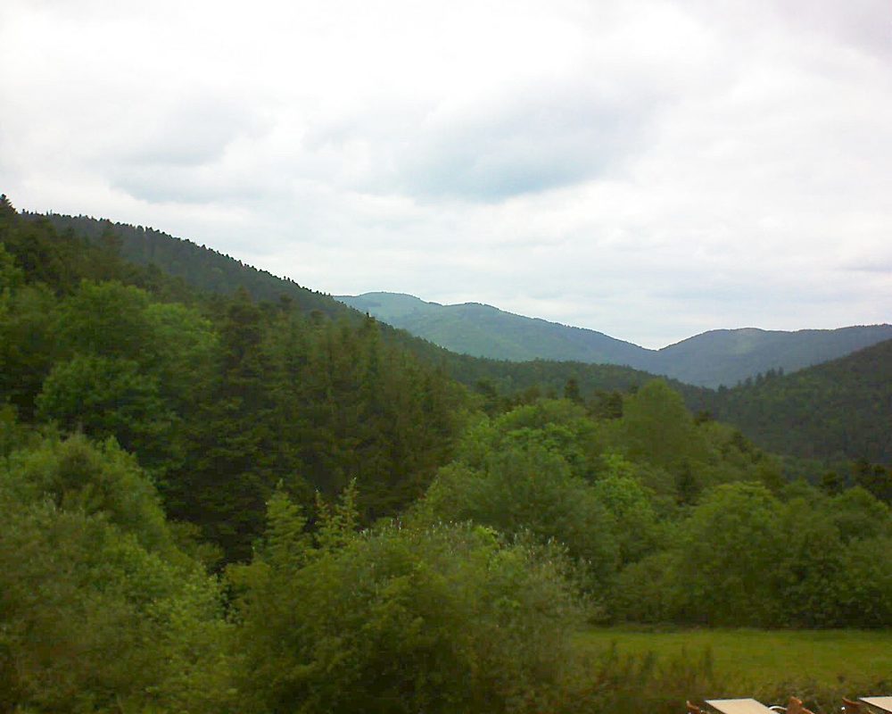 Le petit ballon vu depuis le Domaine Langmatt à Murbach le 30.05.2019 à 14:45 Le petit ballon (Alsace, Vosges) le 30.05.2019 à 14:45