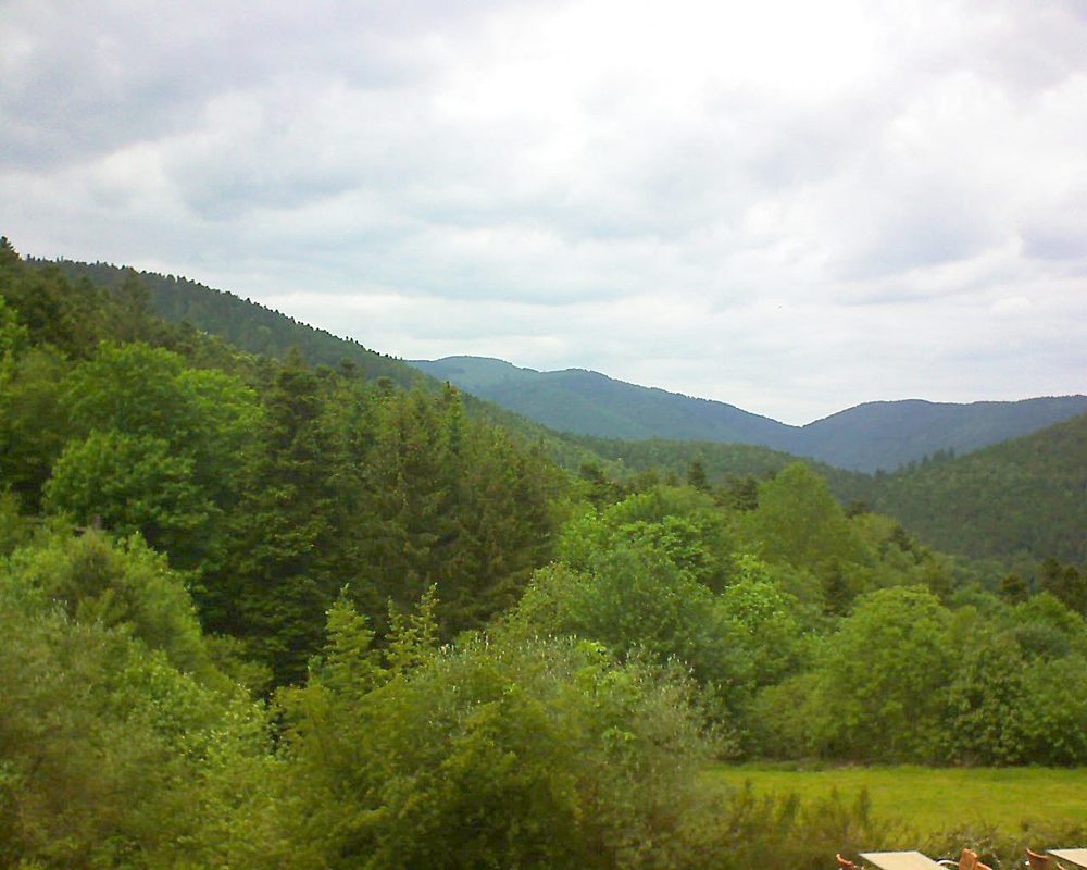 Le petit ballon vu depuis le Domaine Langmatt à Murbach le 30.05.2019 à 15:00 Le petit ballon (Alsace, Vosges) le 30.05.2019 à 15:00