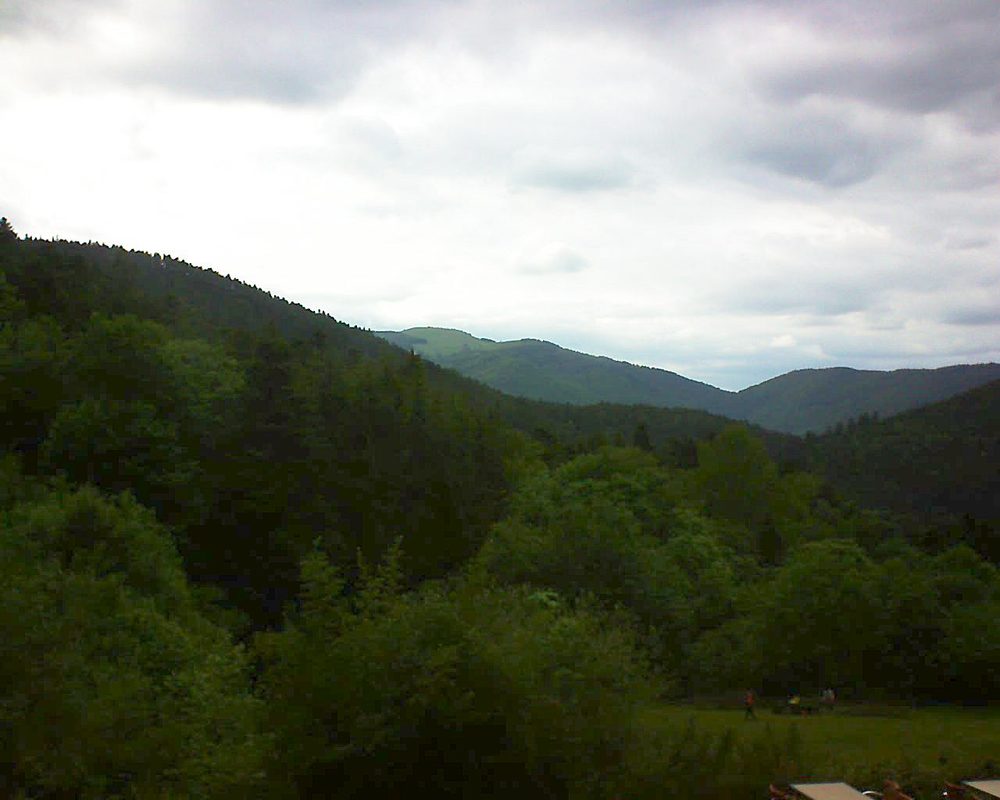 Le petit ballon vu depuis le Domaine Langmatt à Murbach le 30.05.2019 à 18:45 Le petit ballon (Alsace, Vosges) le 30.05.2019 à 18:45