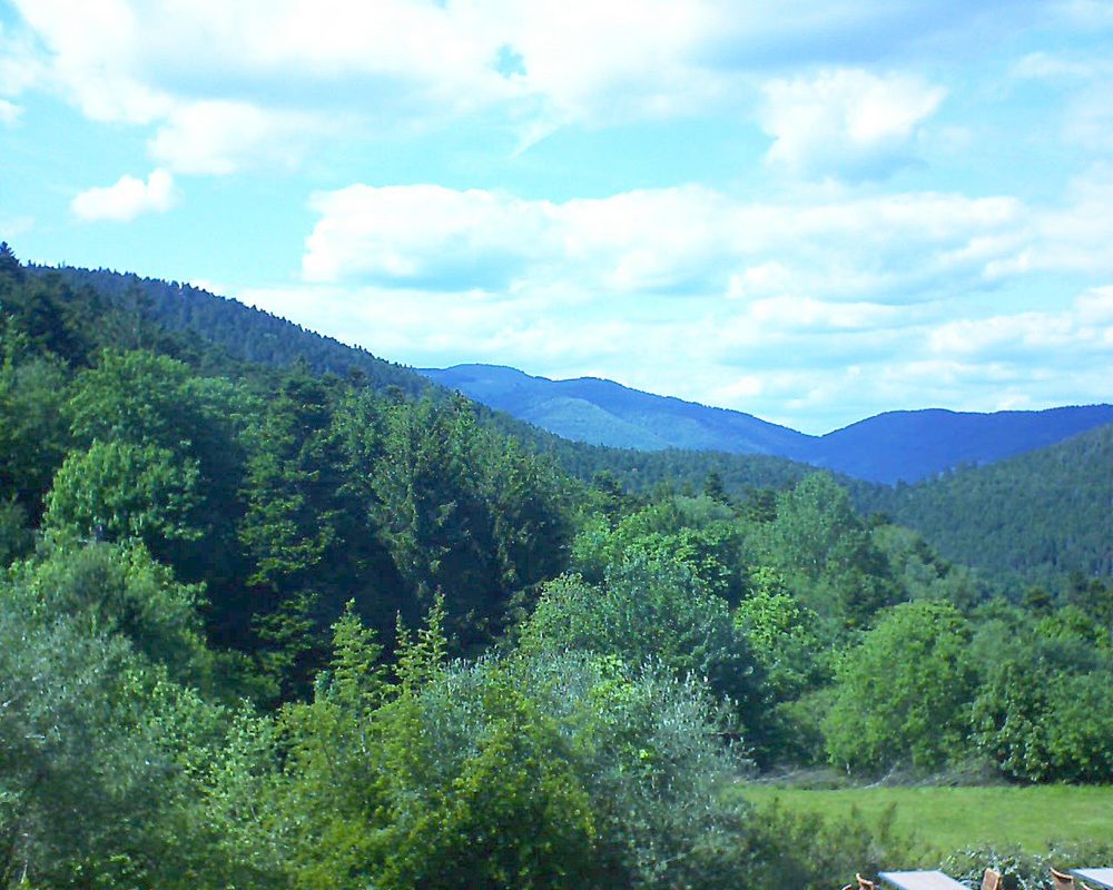 Le petit ballon vu depuis le Domaine Langmatt à Murbach le 31.05.2019 à 16:00 Le petit ballon (Alsace, Vosges) le 31.05.2019 à 16:00