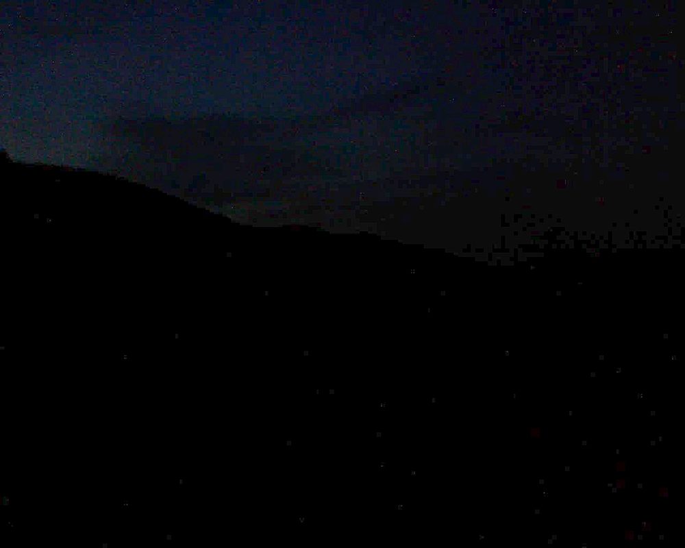 Le petit ballon vu depuis le Domaine Langmatt à Murbach le 04.06.2019 à 22:15 Le petit ballon (Alsace, Vosges) le 04.06.2019 à 22:15