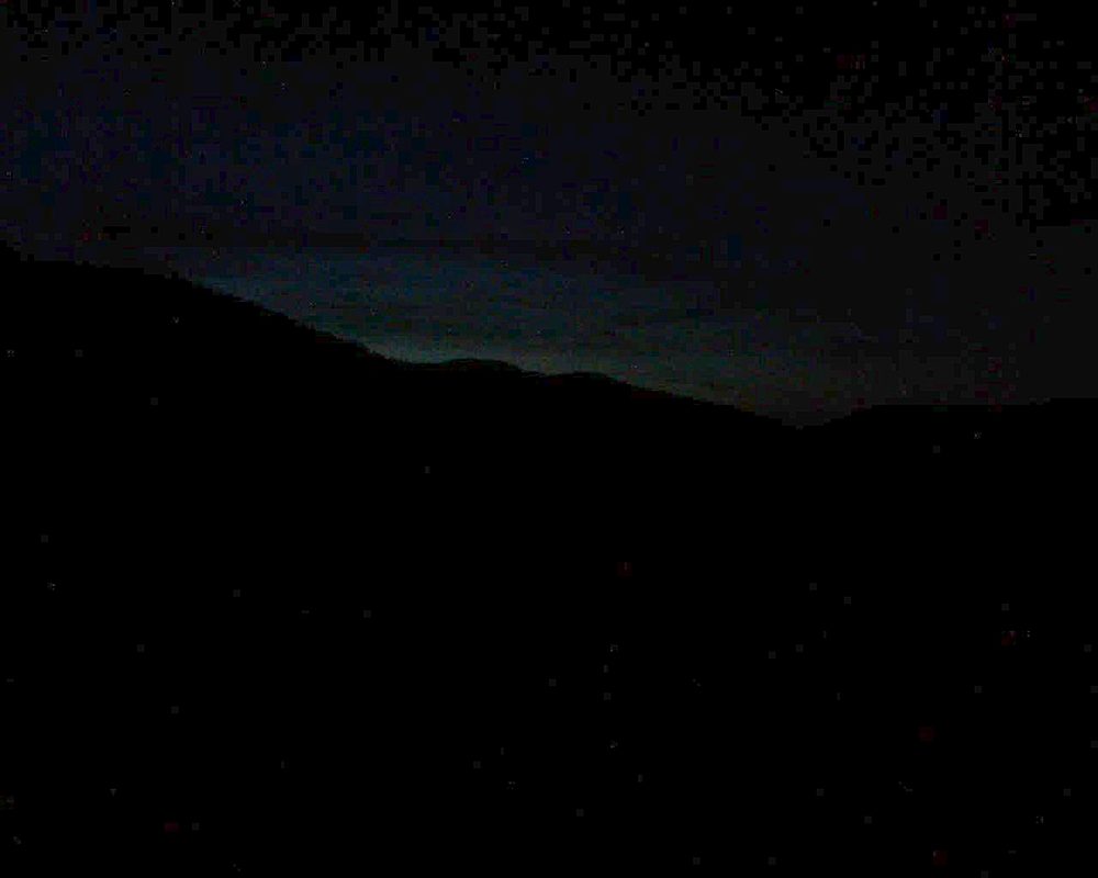 Le petit ballon vu depuis le Domaine Langmatt à Murbach le 08.06.2019 à 22:30 Le petit ballon (Alsace, Vosges) le 08.06.2019 à 22:30
