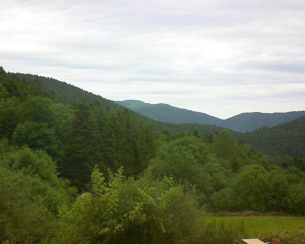 Le petit ballon vu depuis le Domaine Langmatt à Murbach le 09.06.2019 à 13:30 Le petit ballon (Alsace, Vosges) le 09.06.2019 à 13:30