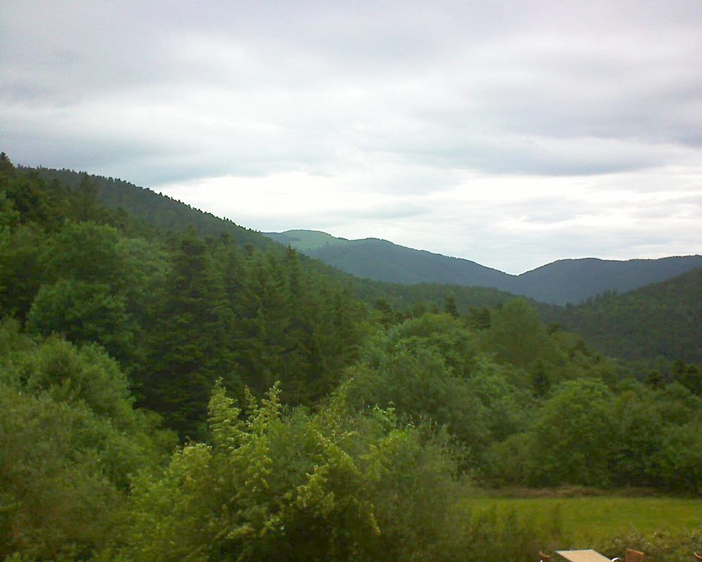 Le petit ballon vu depuis le Domaine Langmatt à Murbach le 09.06.2019 à 15:15 Le petit ballon (Alsace, Vosges) le 09.06.2019 à 15:15