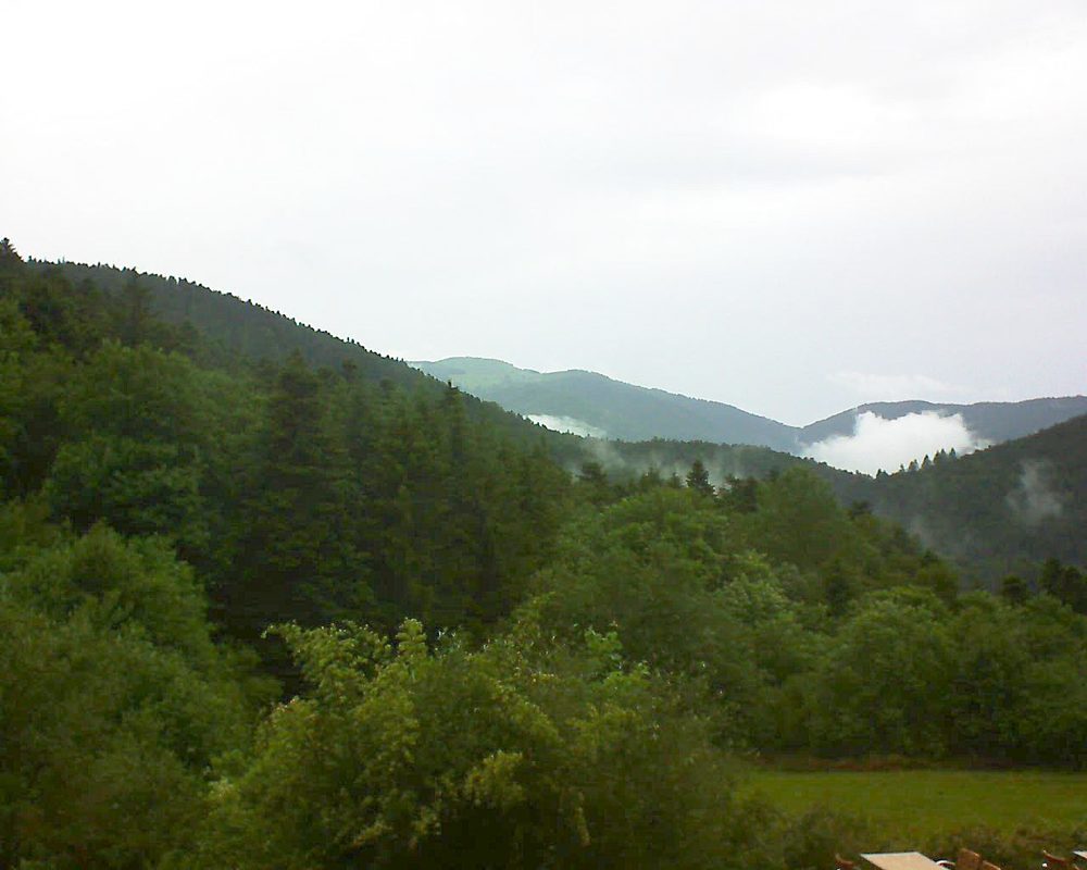 Le petit ballon vu depuis le Domaine Langmatt à Murbach le 10.06.2019 à 12:30 Le petit ballon (Alsace, Vosges) le 10.06.2019 à 12:30