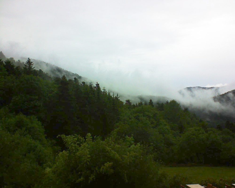 Le petit ballon vu depuis le Domaine Langmatt à Murbach le 10.06.2019 à 13:45 Le petit ballon (Alsace, Vosges) le 10.06.2019 à 13:45