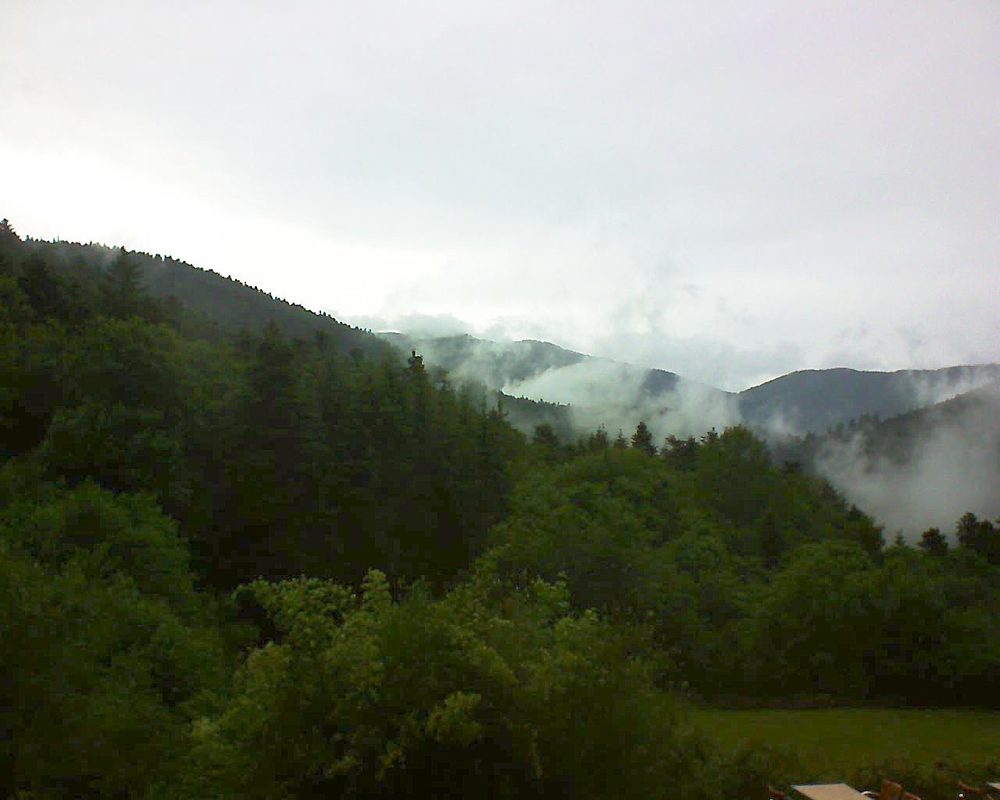 Le petit ballon vu depuis le Domaine Langmatt à Murbach le 10.06.2019 à 15:30 Le petit ballon (Alsace, Vosges) le 10.06.2019 à 15:30