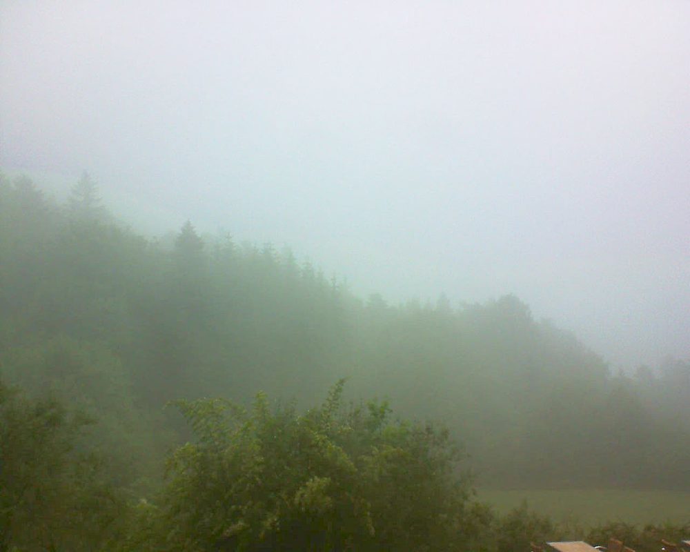 Le petit ballon vu depuis le Domaine Langmatt à Murbach le 11.06.2019 à 07:30 Le petit ballon (Alsace, Vosges) le 11.06.2019 à 07:30