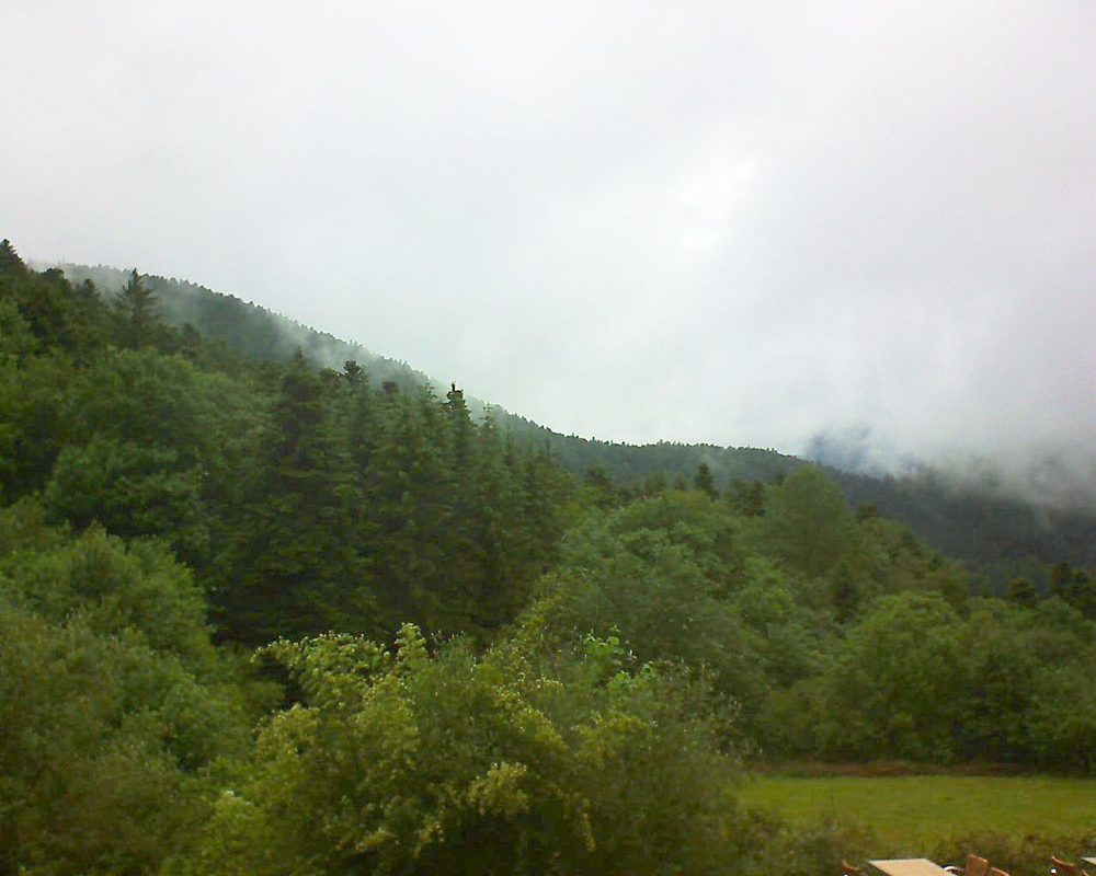 Le petit ballon vu depuis le Domaine Langmatt à Murbach le 11.06.2019 à 11:45 Le petit ballon (Alsace, Vosges) le 11.06.2019 à 11:45