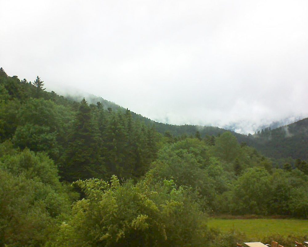 Le petit ballon vu depuis le Domaine Langmatt à Murbach le 11.06.2019 à 12:00 Le petit ballon (Alsace, Vosges) le 11.06.2019 à 12:00