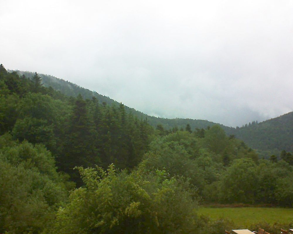 Le petit ballon vu depuis le Domaine Langmatt à Murbach le 11.06.2019 à 15:00 Le petit ballon (Alsace, Vosges) le 11.06.2019 à 15:00