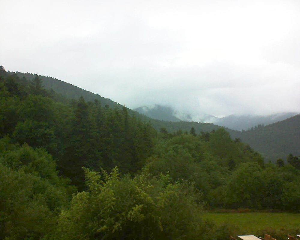 Le petit ballon vu depuis le Domaine Langmatt à Murbach le 11.06.2019 à 18:30 Le petit ballon (Alsace, Vosges) le 11.06.2019 à 18:30
