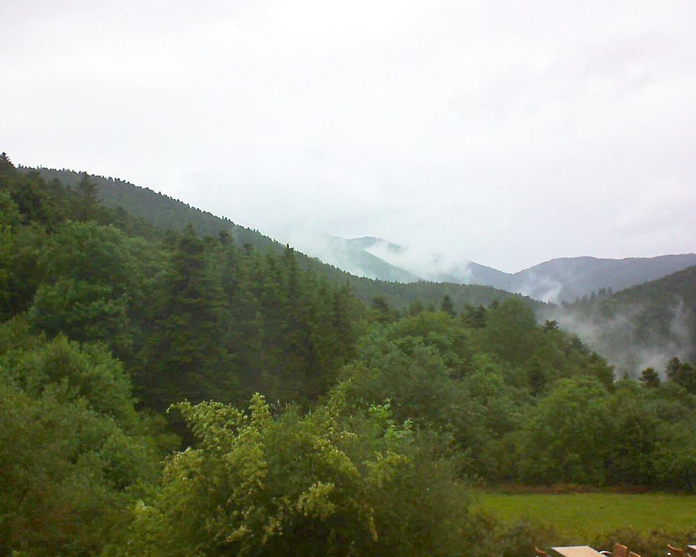 Le petit ballon vu depuis le Domaine Langmatt à Murbach le 12.06.2019 à 08:15 Le petit ballon (Alsace, Vosges) le 12.06.2019 à 08:15